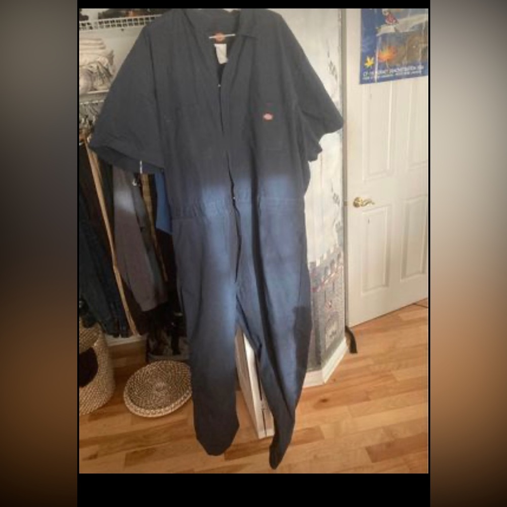 XXL Dickies short sleeve coverall blue